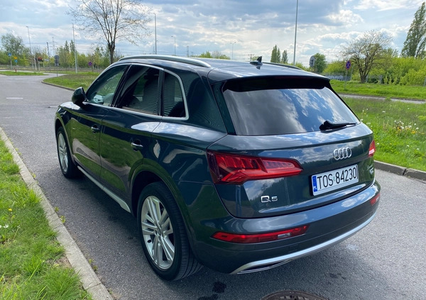 Audi Q5 cena 119000 przebieg: 71200, rok produkcji 2018 z Warszawa małe 154